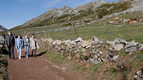 Visita de la familia real al pueblo ejemplar de Asturias 2021, El Puerto de Somiedo