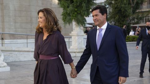 La princesa Alexia de Grecia junto a su marido, el arquitecto español Carlos Morales