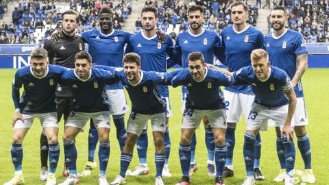 Alineación del Real Oviedo ante la UD Las Palmas