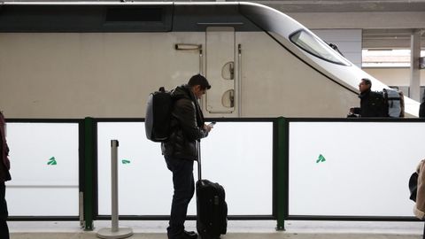 Estación ferroviaria de Ourense, adonde llegarán los trenes AVE
