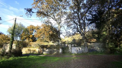 La vivienda de Ramón, que está entre las propiedades que ha heredado la Xunta