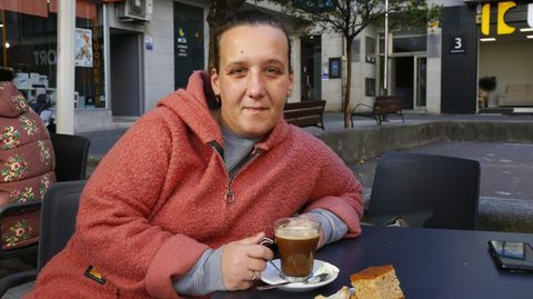 Carmen Carballeira, que busca empleo en Pontevedra.