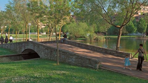 Parque urbano en Vitoria