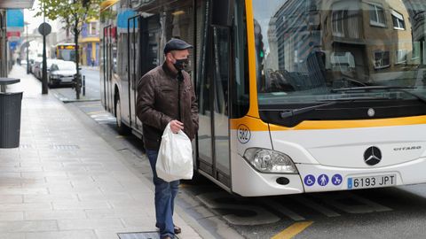 El uso del autobús en Lugo bajó un 25 % tras la pandemia.