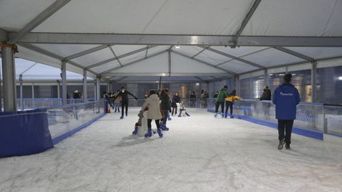 Pista de hielo de Área Central.