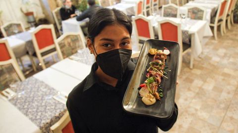 Tapa presentada por A Pousada da Galiza Imaxinaria para el concurso de Ferrol.