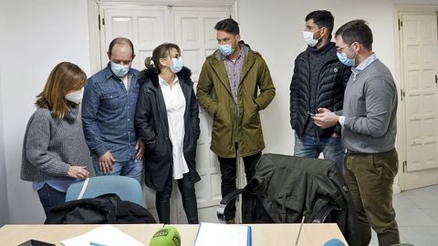 Representantes de la junta de personal del Concello de Pontevedra