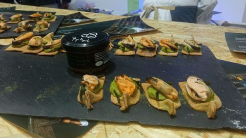 Tapa ideada por Yayo Porta para representar el la Ruta del Mar de Arousa y el río Ulla.