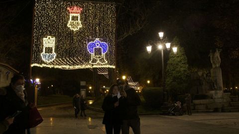 Iluminación navideña en Oviedo