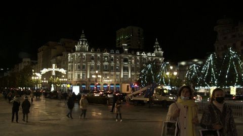 Iluminación navideña en Oviedo