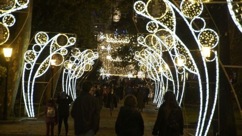Iluminación navideña en Oviedo
