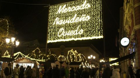 Iluminación navideña en Oviedo