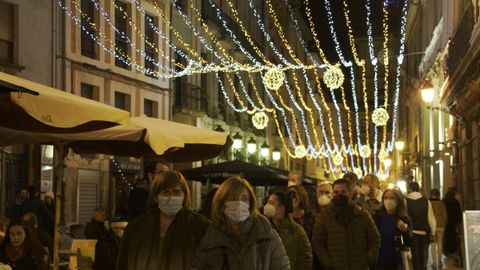 Iluminación navideña en Oviedo