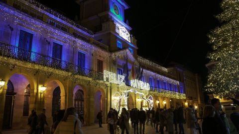 Iluminación navideña en Oviedo