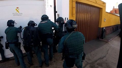 Agentes de la Guardia Civil en una operación contra el narcotráfico.