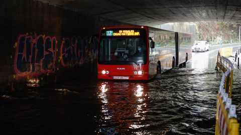 túnel de acceso al hospital Materno-Infantil de A Coruña