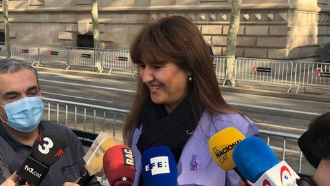 Laura Borràs, presidenta del Parlamento catalán y líder de Junts per Catalunya