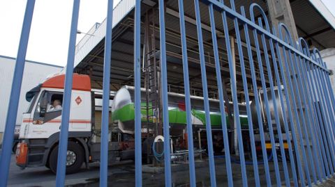 Instalaciones de la empresa láctea Oviganic Ibérica en el polígono industrial de Monforte