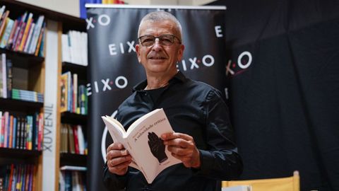 O escritor Ramón Caride. 