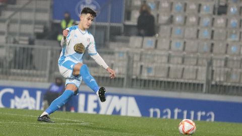 Con solo 18 años, Rubén Albés le dio su confianza en los dos partidos de la Copa del Rey del CD Lugo