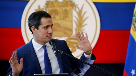 El líder opositor venezolano Juan Guaidó