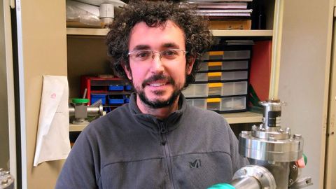 Aurelio Hierro-Rodríguez, investigador del departamento de Física de la Universidad de Oviedo