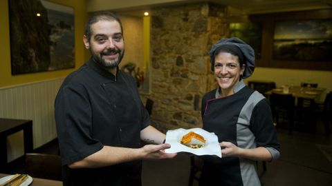 Iago Almancos e Iria Vázquez, de Namoreira (A Coruña)