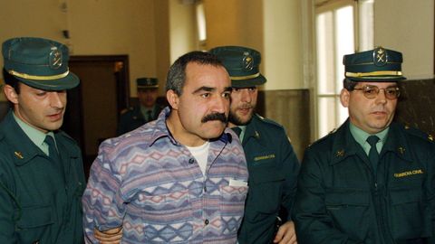 El fugado, durante un juicio en el 2001 en Pontevedra