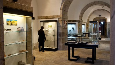 Sala del Museo Arqueolxico dedicada al castro de Elvia