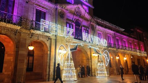 Ayuntamiento de Oviedo en Navidad