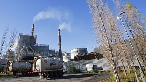 Fábrica de Ence en Lourizán, Pontevedra