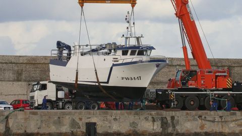 De casi 15 metros de eslora, el Novo Cristo da Laxe fue botado en el 2017