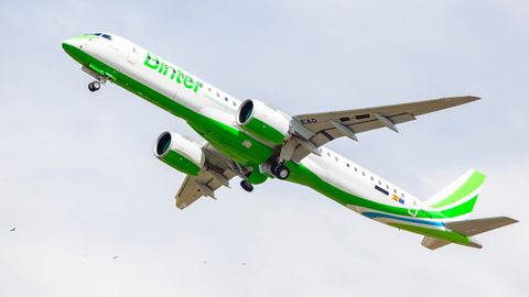 Un avión de Binter