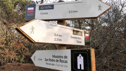 Senderismo en O Pereiro de Aguiar.El Concello acaba de poner en marcha tres nuevas rutas por el municipio y suma 50 kilómetros de trazados de senderismo