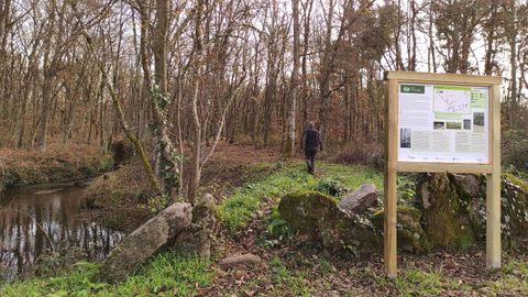 Senderismo en O Pereiro de Aguiar.El Concello acaba de poner en marcha tres nuevas rutas por el municipio y suma 50 kilómetros de trazados de senderismo