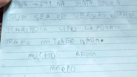 Carta escrita por Mario para los Reyes Magos