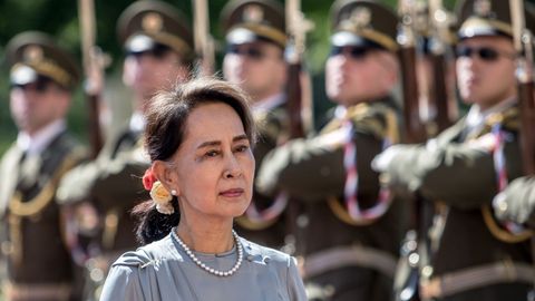 Suu Kyi , en una fotografa de archivo del junio del 2019.