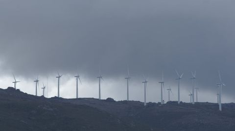 Parque eólico en Serra do Suído, Avión
