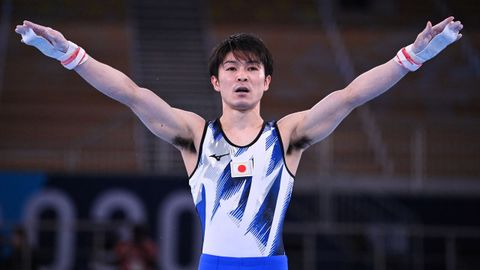 Uchimura, en los Juegos Olímpicos de Tokio