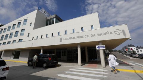 Fachada del Hospital Público da Mariña, en Burela
