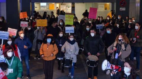 Profesionales de Urgencias del Chuac protagonizaron diferentes manifestación en las últimas semanas