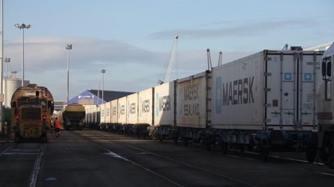 Maersk realizó varias pruebas en diciembre para probar las ventajas de este servicio en tren
