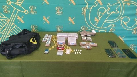 Imagen de la droga incautada