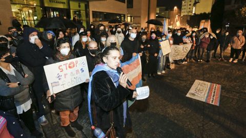 El suceso provocó manifestaciones de repulsa por toda Galicia, muchas de ellas convocadas por asociaciones de defensa de los derechos de las personas transexuales.