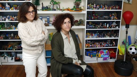 Elena piñeiro y María martínez, fundadoras del gabinete de psicología Espazo Aberto confirman que nunca habían tanta demanda