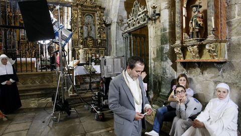 Lugo en el cine: el monasterio de Ferreitra de Pallares fue escenario del rodaje de Doentes, en el 2011