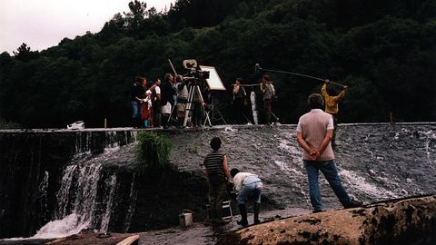 Lugo en el cine: Manuel Gutirrez Aragn filma en 1994 en Lugo y en O Piago El rey del ro