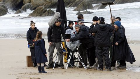 Lugo en el cine: la playa de San Román, de O Vicedo, en la película que rodó Antonio Chavarrías en el 2010, Dictado