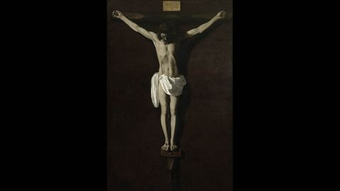 El «Cristo» de Francisco de Zurbarán (pintado hacia 1638-40) que pertenece al Museo de Bellas Artes de Asturias.