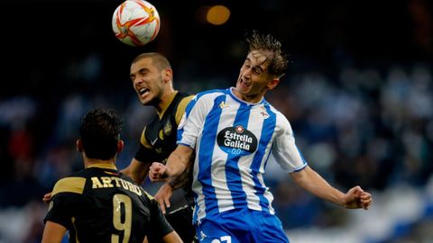 Noel, en el partido contra el Sanse